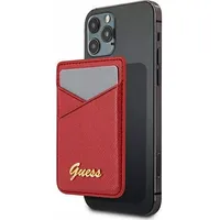 Guess  Wallet Card Slot Guwmssaslre Magsafe Saffiano /Red Gue1085Red 3666339006815