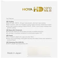 Hoya filter circular polarizer Hd Nano Mk Ii 72Mm  2209503 0024066070388