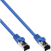 Inline Patch Cable S/Ftp Pimf Cat.8.1 halogen free 2000Mhz blue 1M  78801B 4043718287154