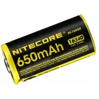 Nitecore 16340 - 650Mah 3,6V 3,7V Nl1665R Li-Ion z micro Usb  6952506492411