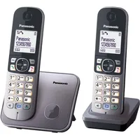 Panasonic Kx-Tg6812 Dect telephone Caller Id Black, Silver  Pdm 5025232742172 Telpantsb0082