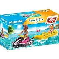 Playmobil 70906 Starter Pack Water Scooter with Banana Boat Construction Toy  4008789709066