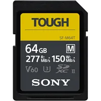 Sony memory card Sdxc 64Gb M Tough Uhs-Ii C10 U3 V60  Sfm64T.sym 027242917934