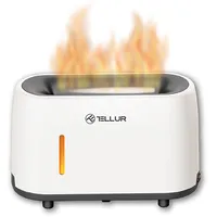 Tellur Flame aroma diffuser 240Ml, 12 hours, remote control, white  T-Mlx53489 5949120004251