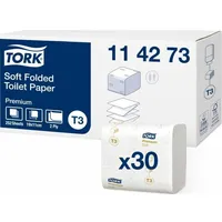 Tork - Papier toaletowy w składce,  Premium 114273 7310791004242