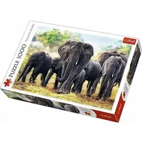 Trefl Puzzle 1000  słonie 226180 5900511104424