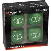 Ultra-Pro Magic the Gathering - Green 22 mm Deluxe Loyalty Dice Set  2009720 074427868307