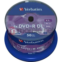 Verbatim DvdR Dl 8.5 Gb 8X 50  43758 50023942437586