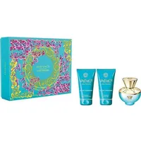 Versace Set Dylan Turquoise Pour Femme Edt spray 50Ml  Shower Gel Body Lotion 8011003873463