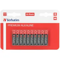 1X10 Verbatim Alkaline battery Micro Aaa Lr 03  49874 0023942498742 495420