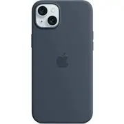 Apple iPhone 15 Plus Silicone Case with Magsafe - Storm Blue  Mxqt3Zm/A 195949690976