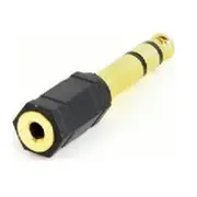 Av Gembird Jack 6.35Mm - 3.5Mm  A-6.35M-3.5F 8716309094535