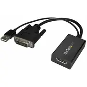Av Startech Dvi-D - Displayport  Usb-A Dvi2Dp2 065030875851