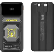Awei Powerbank 10000Mah 22,5 W P77K integrated cable  Awe000222 6954284011761 Azaweuapawe0222