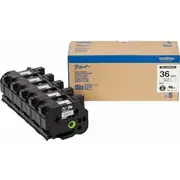 Brother Hge261V5 tape cassette 36Mmx8M 5 pack -  4977766684651
