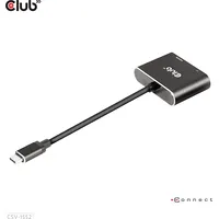 Club 3D Spliter Club3D Csv-1552 Mst hub Usb3.2 Gen2 Type-CDp Alt-Mode to Displayport  Hdmi 4K60Hz M/F 8719214471965