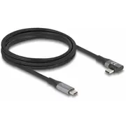 Delock 81132, 2 m, Usb C, 20 Gbit/S, Black  81132 4043619811328
