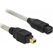Delock Firewire 9-Pin - 4-Pin, 1M,  82588 4043619825882