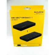 Delock Sw. Kvm Hdmi / Usb-C 4K 60Hz  11477 4043619114771