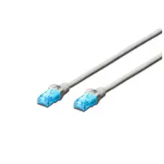Digitus  Patch cord Cat 5E U-Utp Grey Modular Rj45 8/8 plug Dk-1512-100 4052792013788
