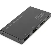 Digitus  Splitter Ultra Slim Hdmi 1X2, 4K 60Hz 3D Hdr, Hdcp 2.2, 18 Gbps, Micro Usb Ds-45322 4016032465058