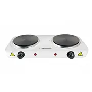 Esperanza Cotopaxi White Countertop Sealed plate 2 zones  Ekh010W 5901299963821 Agdespktu0015