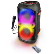 Esperanza Ep156 Bt Fm Led Rgb Karaoke Speaker Black 20W  5901299961193 Akgespglo0035