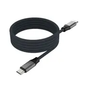 Fixed  Magnetic Braided Cable Usb-C/Usb-C, Usb 2.0, Gray Fixdbm-Cc2-Gr 8591680176106