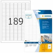 Herma Etykiety o  przyczepności A4, 25,4 x 10 mm, wykonane z u - 10900 4008705109000