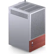 Jonsbo T6 Pc Gehäuse, Mini-Tower, Mini-Itx, Tempered Glass, Holz - silber  Silver 6970620554037