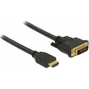 Kabel Delock Hdmi - Dvi-D 3M  85655 4043619856558