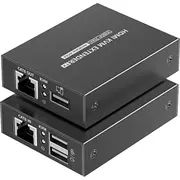 Kabel Premiumcord Hdmi Kvm extender 4K i Full Hd 1080P70M z przesyłem Usb  khext70-8 8592220023386