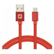 Kabel Usb Swissten Usb-A - Usb-C 2 m  Sw-Qu-Typc-3.1-2M-Re 8595217455382