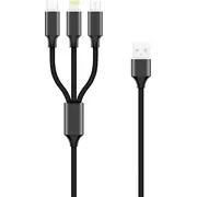 Kabel Usb Techonic Forever  - Lightning Usb-C microUSB 1,0 m 2A 82264835 5900495900210