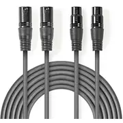 Kabenedis 2X Xlr M - F 1.5M 5412810295692 Coth15030Gy15 