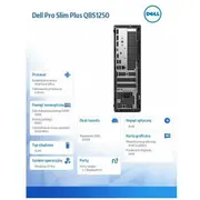 Komputer Dell Slim Plus Qbs1250, Core Ultra 5 235, 16 Gb, Intel Graphics, 512 Gb M.2 Pcie Windows 11 Pro  Bto103Qbs1250Emea 0662919123012