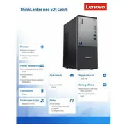 Komputer Lenovo Thinkcentre Neo 50T G6 Tower 13Bd0049Pb W11Pro Ultra 7 265/16Gb/512Gb/Int/Black/Dvd/3Yrs Os  1Yr Ci 13Bd0049Pb/15633049 199271023723