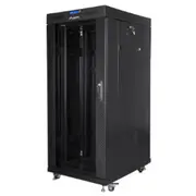 Lanberg 19 inch installation cabinet, standing, 27U 800X1000 black, lcd glass door Fpack  Ff01-8027-12Bl 5901969433845 Nulagr27U000027
