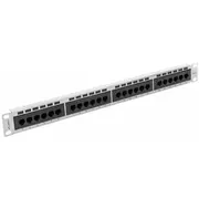 Lanberg Patch panel 1U 19 24X Rj-45 Kat.6  Ppu6-1024-S 5901969404074