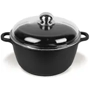 Maestro Mr-4628C Pot with lid 28 cm 5,8 l Black  4820177143029 Agdmeogar0239