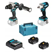 Makita  Combo 18V Dlx2590Tj Dhp492, Dtw300 2X5,0Ah 197050019370