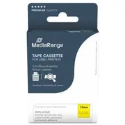 Mediarange Schriftbandka. Brother Tz-C31/Tze-C31 12Mm 8M sw  Mrbtzc31 4260664874201