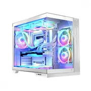 Modecom Computer case Volcano Panorama Apex Argb 7F Midi white  At-Panorama-7F-Argb-20-000000-0002 5903560981619 Komcpod07F20002