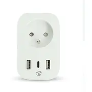 Nedis Wifip121Ewt inteligentny korek 3680 W Biuro  Wifip151Ewt 5412810448333