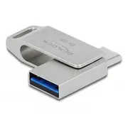 Pendrive Delock 64Gb Usb-CUsb-A 3.1 Gen 2  Oa 54075 4043619540754