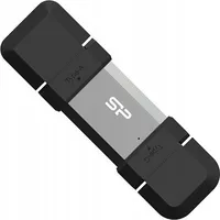 Pendrive Silicon Power Mobile C51 64Gb Usb-A Usb 3.2 Typ-C 120 Mb/S  Sp064Gbuc3C51V1S 4713436155560