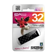 Pendrive Silicon Power Ultima U03, 32 Gb  Sp032Gbuf2U03V1K 4712702626575