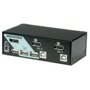 Roline  Kvm Displayport Usb 2.0, 1 użytko- 2 Pc 14.01.3327 7611990189083