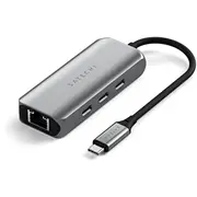 Satechi 4-In-1 Usb-C Hub - hub  ch 3X 3.2 gen2 10Gbps, 2.5 Gigabit Ethernet Space gray St-H3C25Em 810086361342