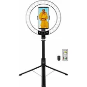 Selfie stick Logilink Smartphone-Ringlicht m.Selfie-Stick-Stativ,DM 20Cm  Aa0156 4052792066678